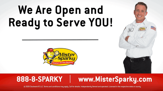 Mister Sparky is Open!